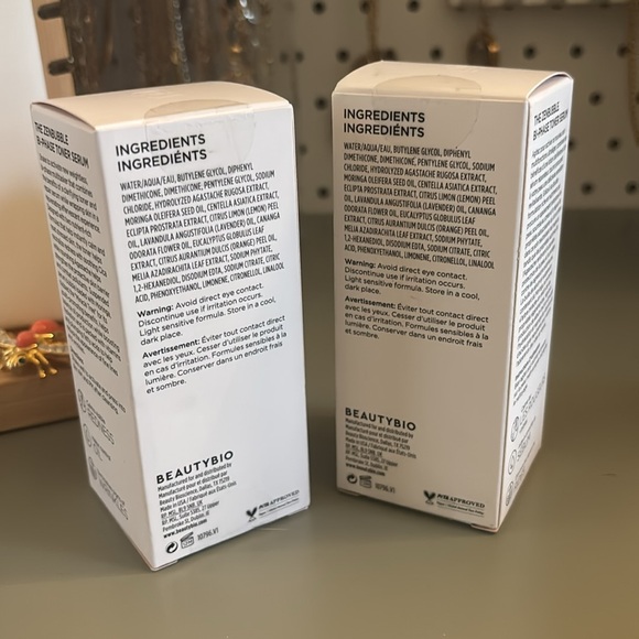 x2 NIB BeautyBio Bi-Phase Toner Serum Set of 2 Full Size (50ml x2) - Picture 2 of 2